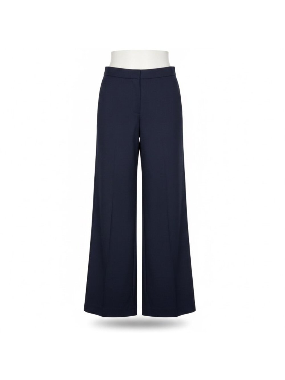 Ann Taylor Womens Navy Wide Leg Trousers Pants Comfortable & Chic  Size 10